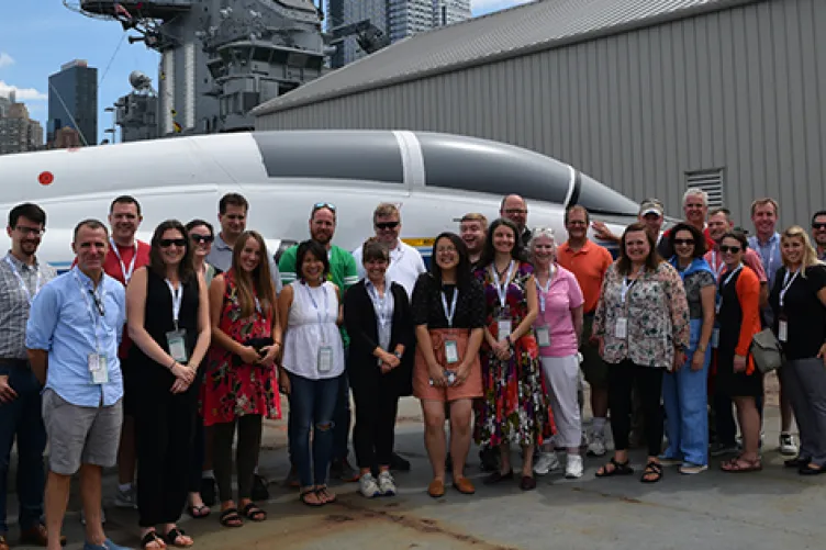 Education professionals at the intrepid museum