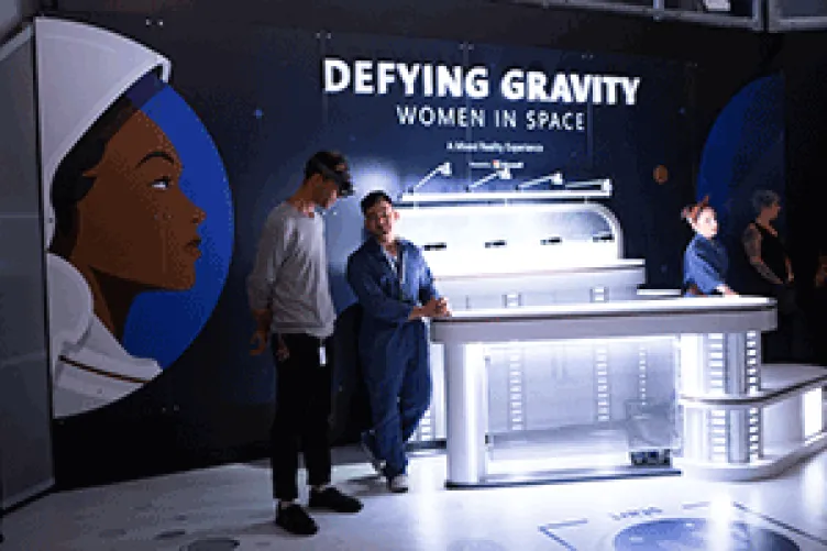 women in space exhibit