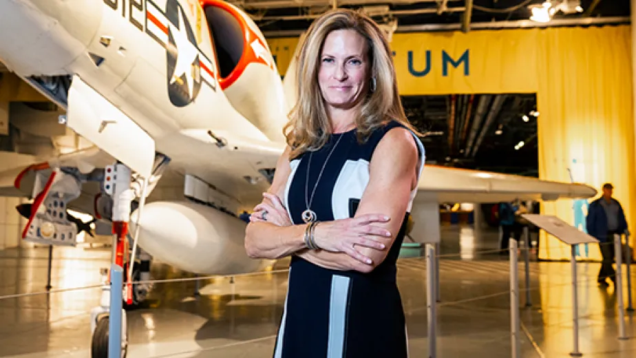 The Intrepid Museum President, Susan Marenoff-Zausner