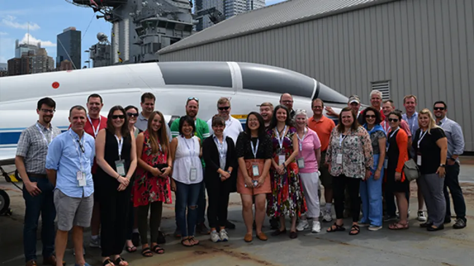 Education professionals at the intrepid museum